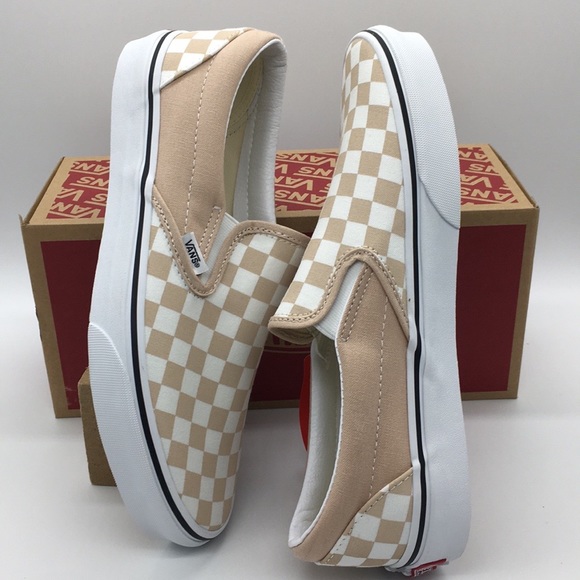 VANS Men’s CLASSIC SLIP-ON Checkerboard Frappe/True Sneakers - Picture 6 of 16